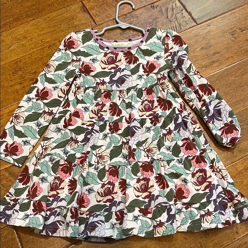 Matilda Jane Floral Long Sleeve Kids Dress